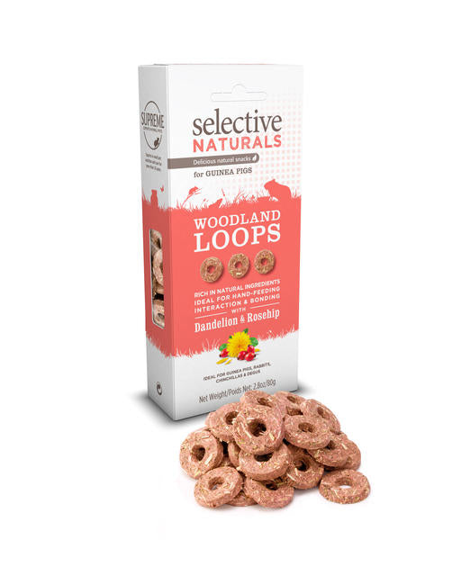 Selective Naturals Woodland Loops with Dandelion & Rosehip 80g