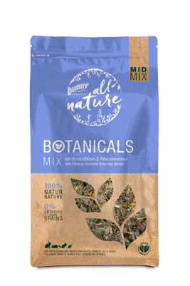 Bunny Nature Mid-Mix Hibiscus Blossoms & Parsley 150g
