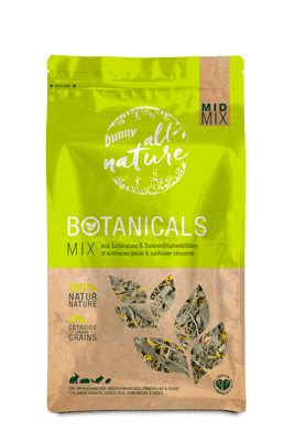 Bunny Nature Mid-Mix Echinacea Petals & Sunflower Blossoms 140g