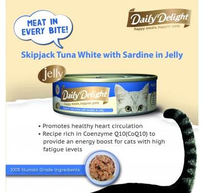 Daily Delight Skipjack Tuna White with Sardine Jelly