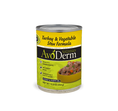 Avoderm Natural Turkey Stew with Vegetables 4lbs