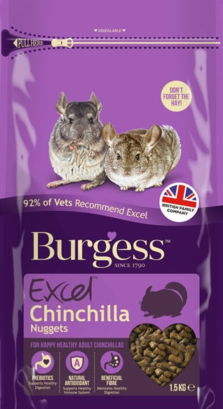 Burgess Excel Chinchilla Food