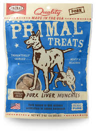 Primal Pork Liver Munchies 56g