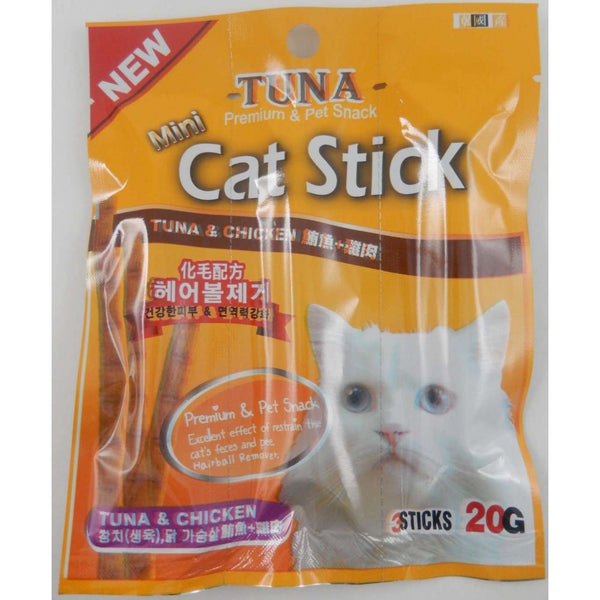 Bow Wow Mini Cat Stick Tuna & Chicken 20g