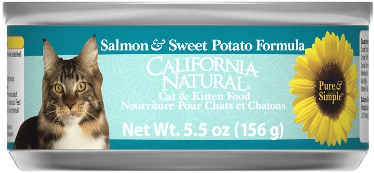 California Natural Cat Salmon & Sweet Potato 5.5oz
