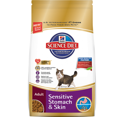 Science Diet Feline Adult Sensitive Stomach & Skin 3.5lbs