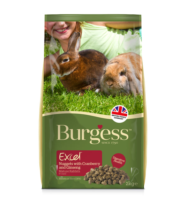 Burgess Excel Rabbit Mature Cranberry & Ginseng