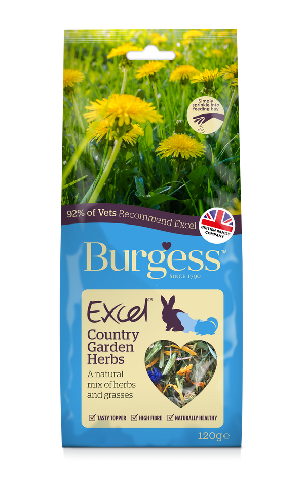 Burgess Excel Nature Snacks Country Garden Herbs